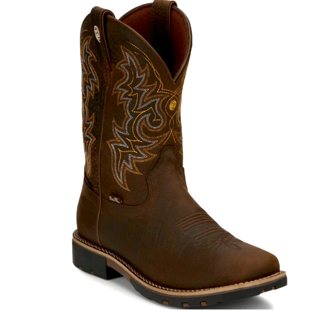 Justin Goerge Strait Fireman Brown boots, Men’s size 11 D